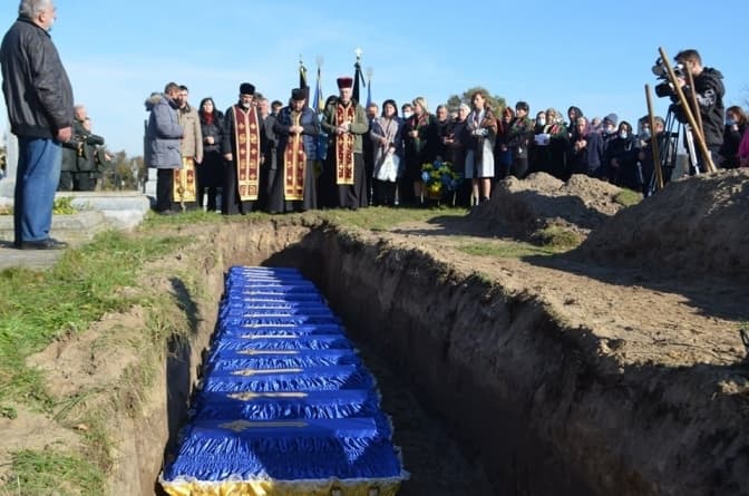 На Львівщині перепоховали останки воїнів УПА
