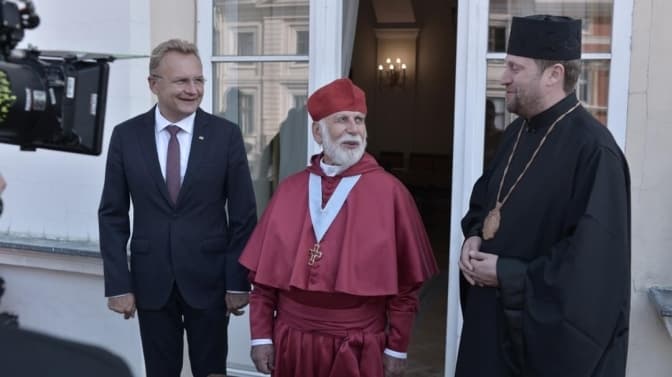 Міський голова Львова зіграв у трилері «Еґреґор» самого себе. Фото