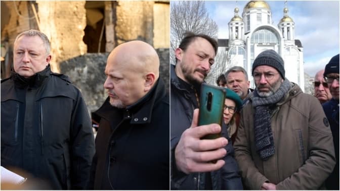 Київщину відвідав прокурор Міжнародного Кримінального Суду та депутати Європарламенту