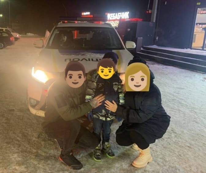 Біля Львова розшукали 6-річного хлопчика, який в мороз пройшов багато кілометрів