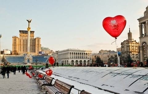 У Києві запустили онлайн-карту романтичних місць до Дня святого Валентина. Охочі можуть позначити свої улюблені місця