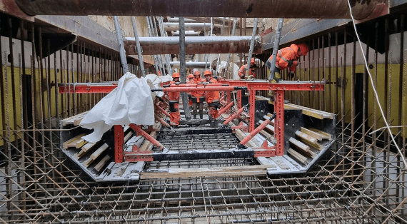 Підрядник нарощує темпи будівництва метро на Виноградар