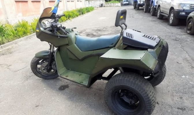 У львівському училищі розробили електротрицикл для військових
