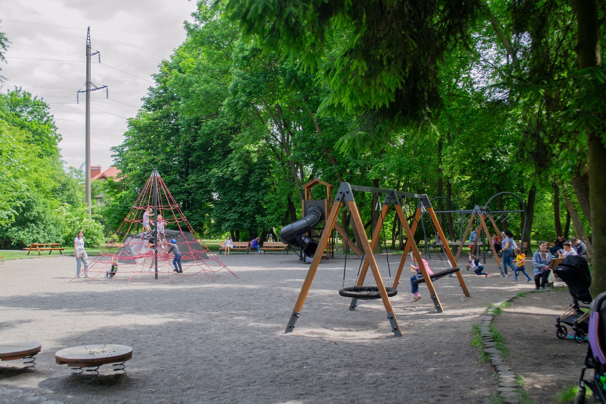 Простір для ігор в парку 700-річчя у Львові / Умовне фото