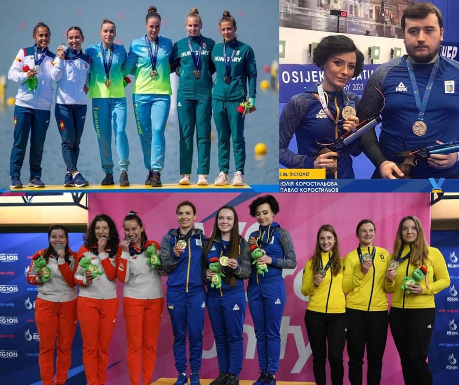 Львів'яни здобули 5 золотих медалей на Європейських іграх