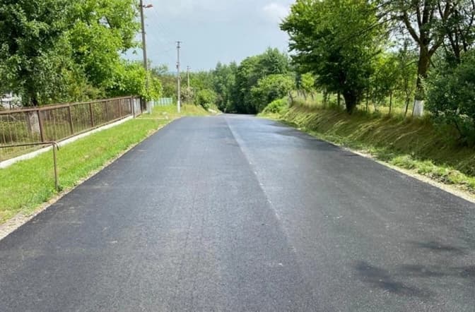 На Львівщині відремонтували ділянку дороги Лани Соколівські-Малі Дідушичі