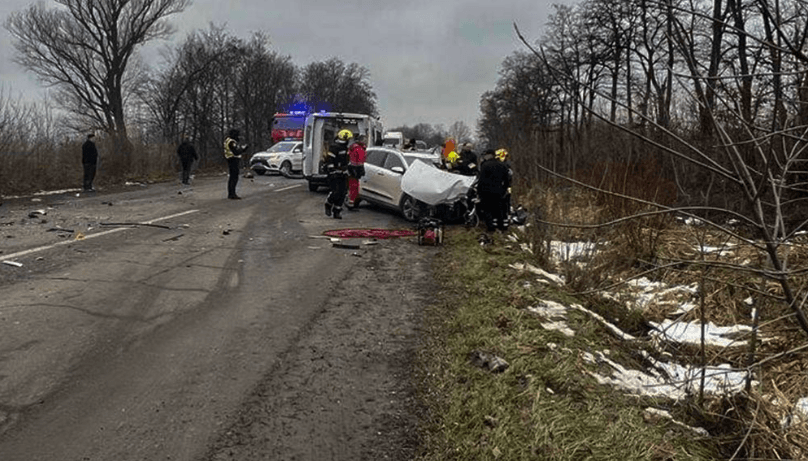 ДТП на в'їзді в Дрогобич 28 листопада / Фото: ДСНС