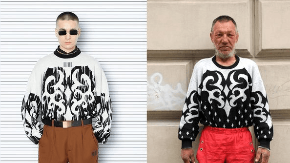 Відомий модний бренд відтворив образи львівського безхатька. Фото