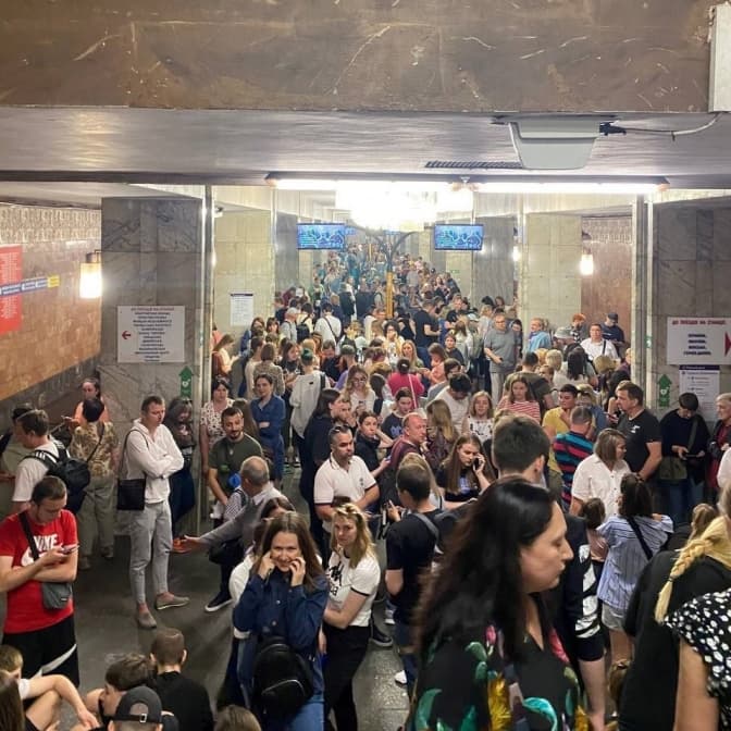 Під час нічної та денної атаки на Київ у метро укривалося понад 50 тисяч містян – КМДА