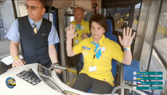 Львівська водійка трамвая виборола срібло на міжнародному чемпіонаті. Фото