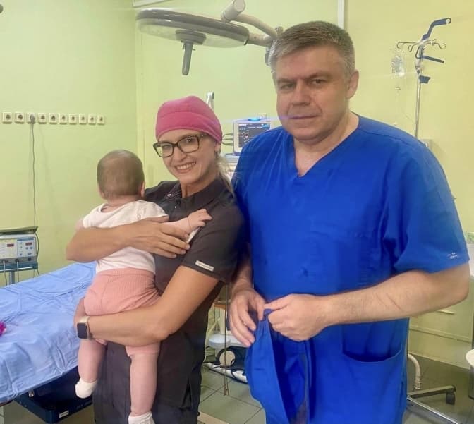 Львівські лікарі виправили двобічну розщілину губи у 3-місячного хлопчика
