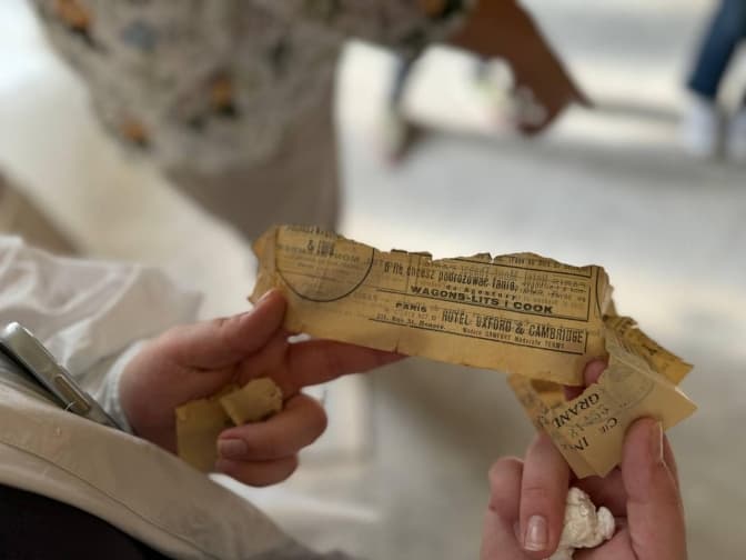 У Львові під час реставрації знайшли фрагменти сторічної газети