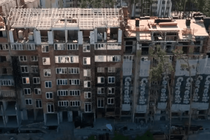 За три роки на Київщині відбудували 70% пошкоджених об'єктів