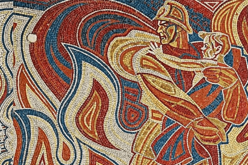 У Києві на ВДНГ знищили унікальну мозаїку