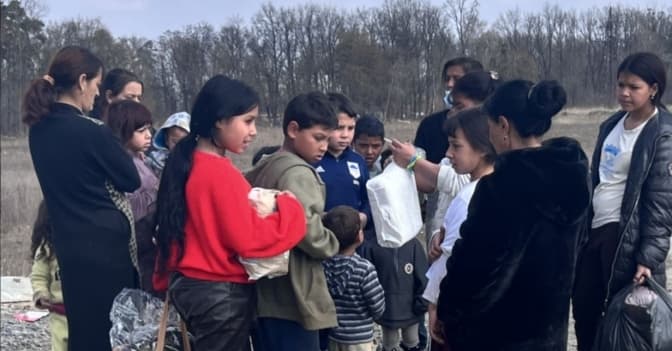 У Львові ромському табору надали медичну допомогу та одяг