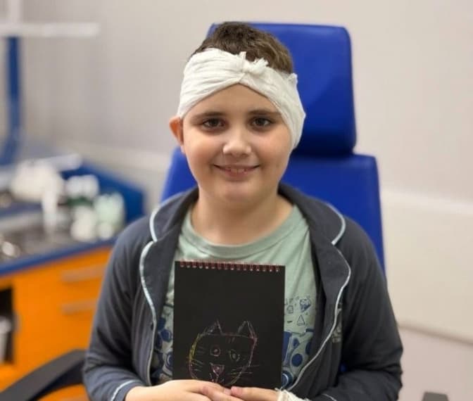 Львівські лікарі врятували життя 9-річному хлопчику з небезпечним ускладненням отиту