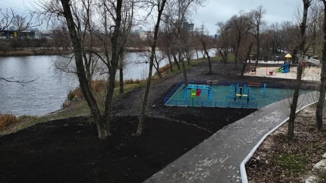 КП «Плесо» завершило роботи з благоустрою зони відпочинку «Вербне»