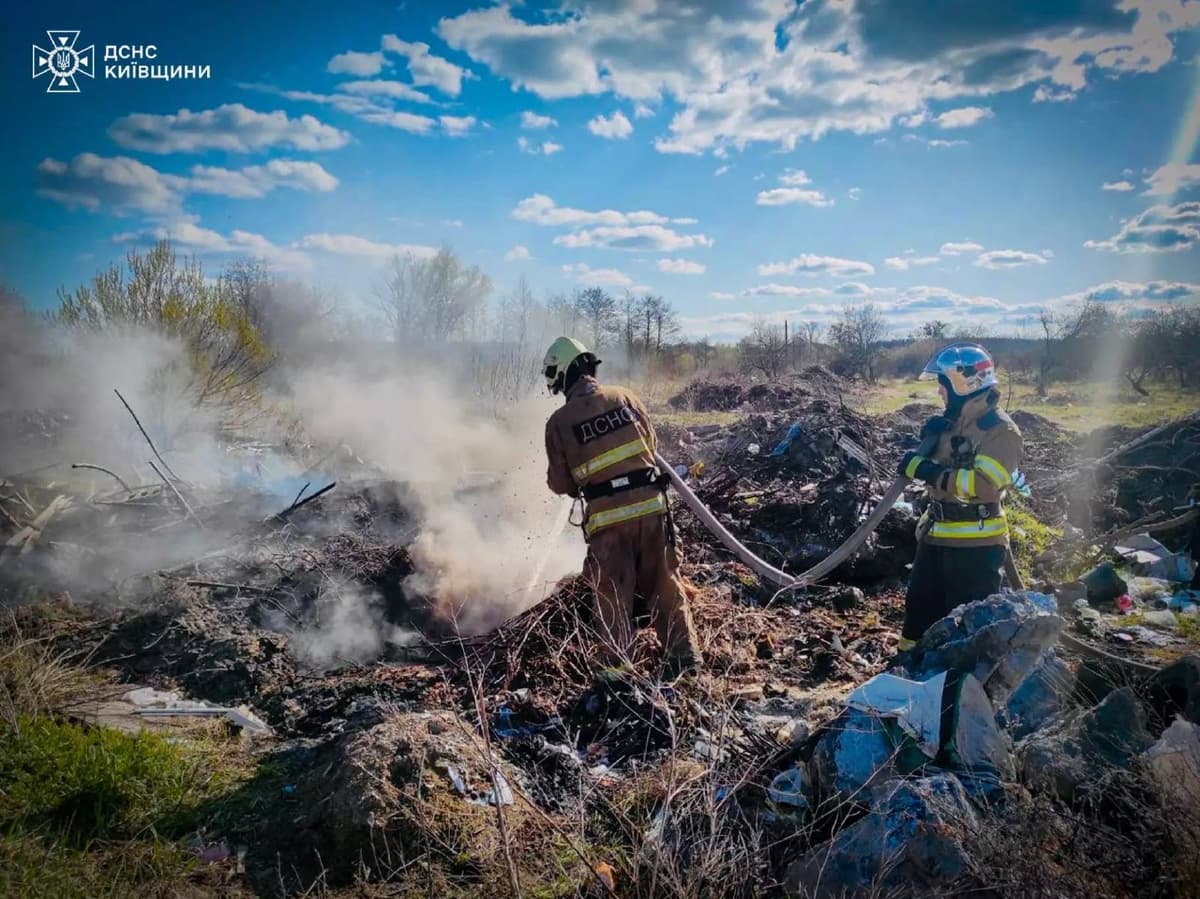 Пожежі в екосистемах Київщини: за добу рятувальники ліквідували дев’ять осередків загоряння