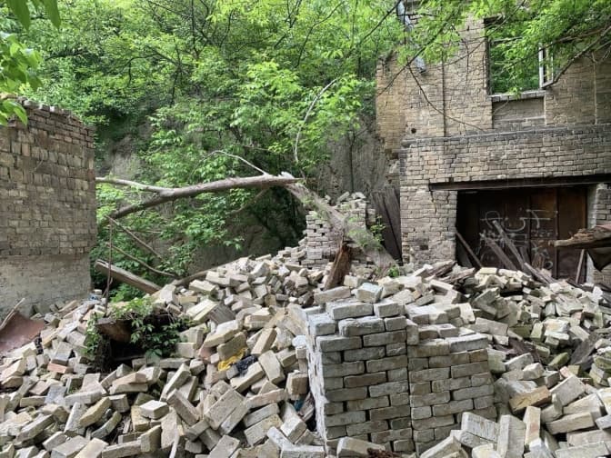 В Києві розбирають історичну садибу біля Вознесенських печер