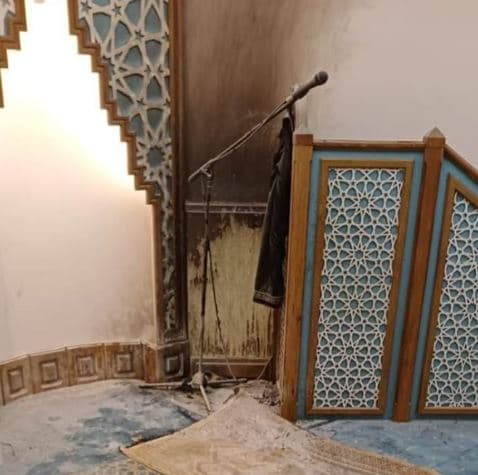 Підпал мечеті у Львові: невідомий кинув "коктейлі Молотова" у релігійний центр