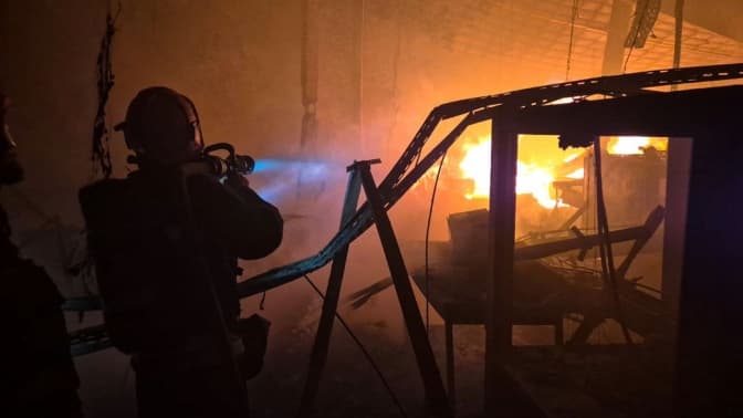 На Львівщині сталася масштабна пожежа. Її гасили понад чотири години