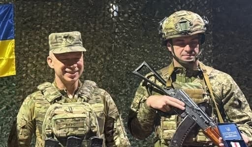 Військового медика зі Львівщини нагородили відзнакою головнокомандувача