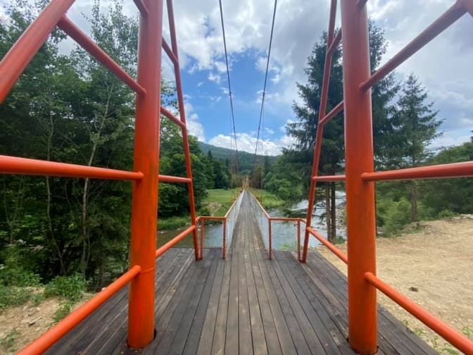 На Львівщині облаштували міст до могили князя Святослава