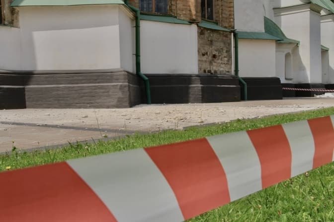 Росіяни вночі пошкодили Софійський собор