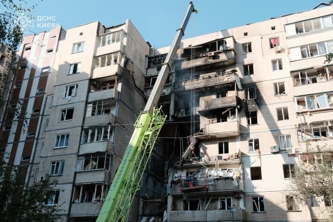 У Києві померла жінка, яка постраждала від удару шахедом у житловий будинок 7 вересня