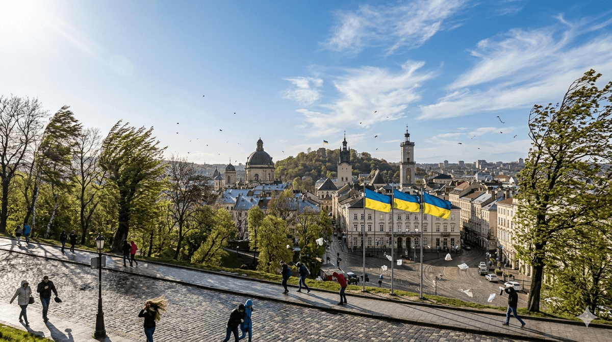 У Львові оголосили штормове попередження: негода триватиме до кінця доби