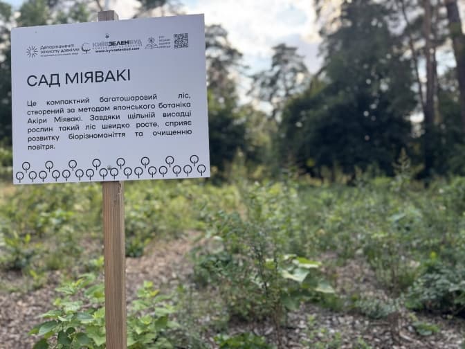 У київському парку висадили «ліс Міявакі»