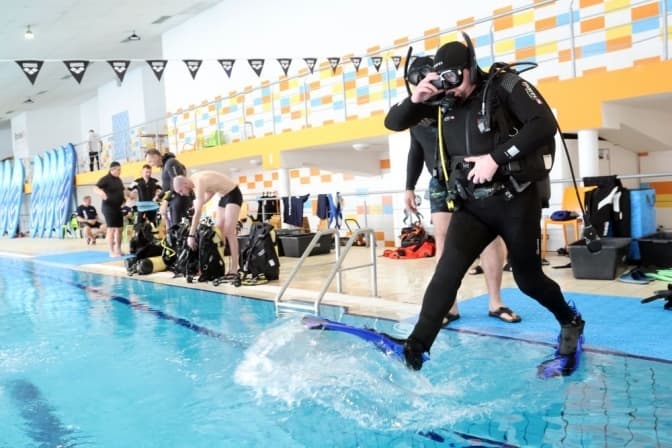 У Львові хорватські воїни навчатимуть українських ветеранів дайвінгу