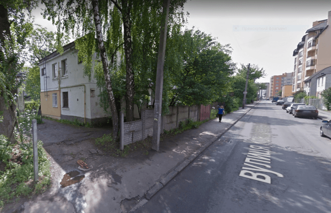 Скрін з Гуглкарт