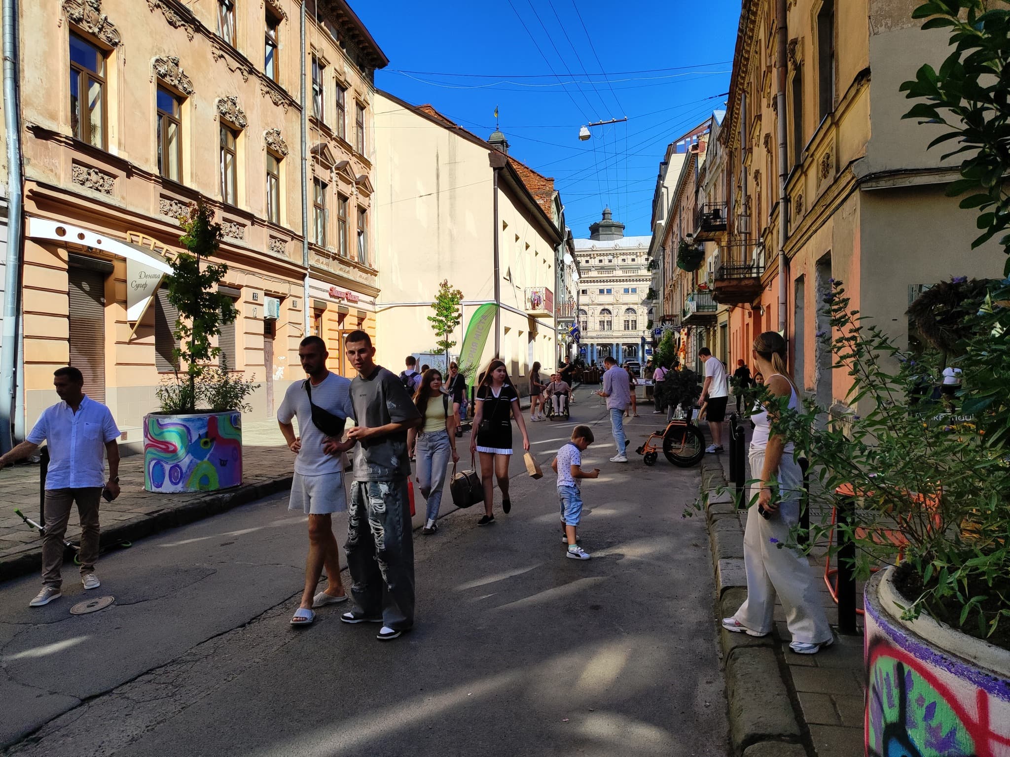 Вулиця Фурманська стала пішохідною на кілька днів / Фото: ГО "Зручне місто"
