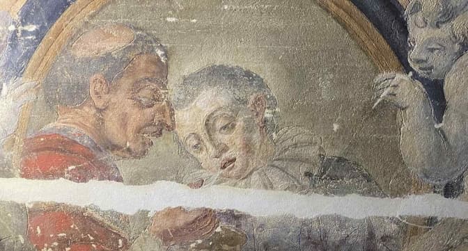 У Львові відновлюють приховані фрески Гарнізонного храму (фото)