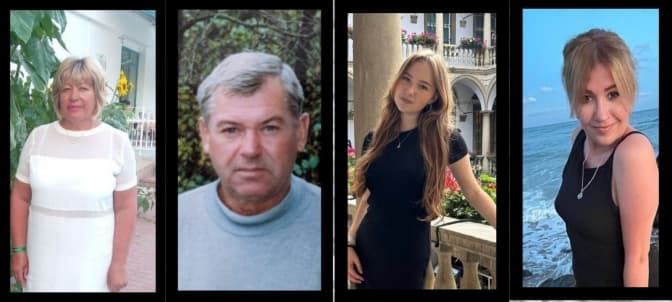 Біля Львова попрощаються із родиною, яка загинула внаслідок удару РФ