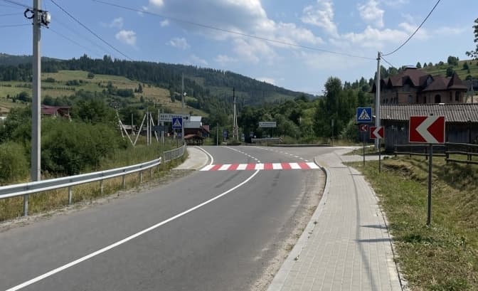 На Львівщині відремонтували дорогу в Стрийському районі