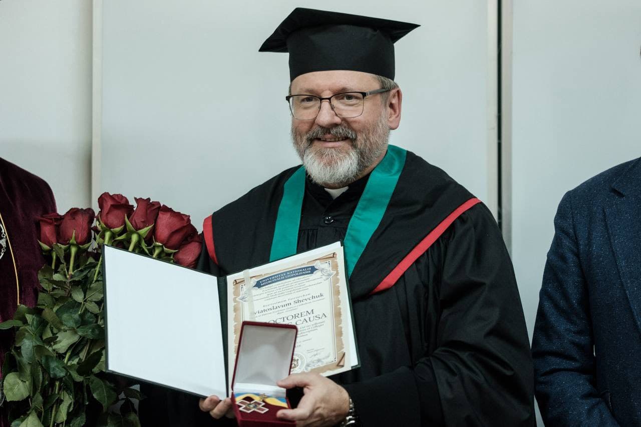 Блаженніший Святослав у ЛНМУ / Фото зі сторінки Максима Козицького