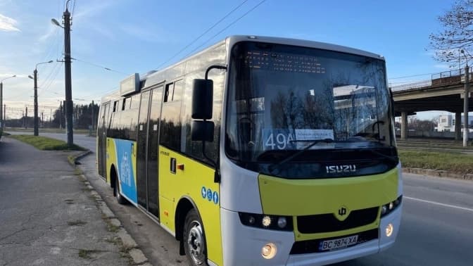 На один із маршрутів у Львові виїдуть перші нові автобуси «Атаман»