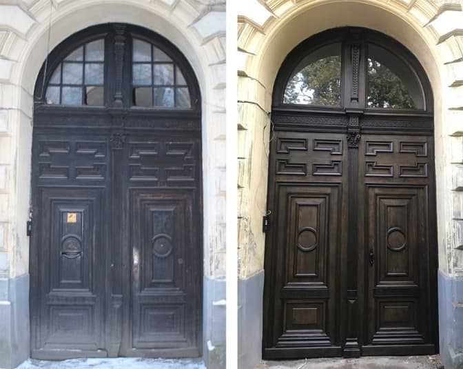 У Львові відновили ще одну браму. Фото до та після