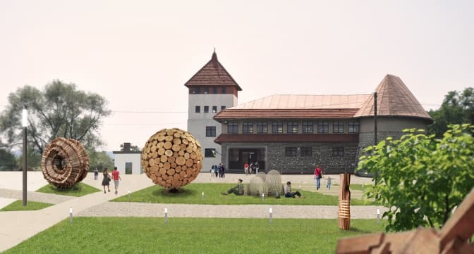 Біля Львова створять перший в Україні історико-культурний парк «Древній Звенигород». Візуалізація