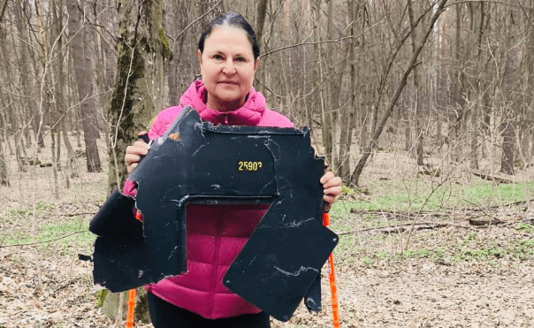 Посол ЄС знайшла залишки російського «Шахеда» у лісі під Києвом