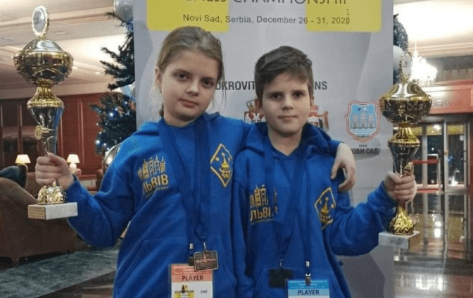 Софія Величко з Львівщини здобула дві «бронзи» на Чемпіонаті Європи з шахів