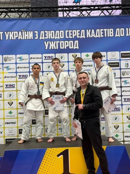 Дзюдоїсти з Львівщини вибороли «золото» і «бронзу» на чемпіонаті України