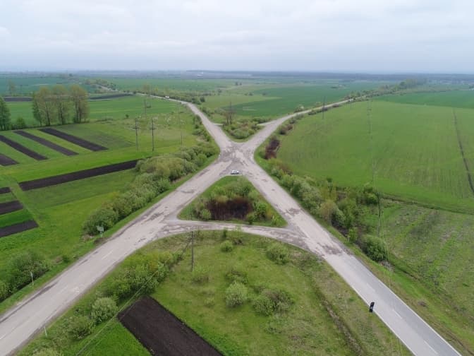 Неподалік Львова реконструюють транспортну розв’язку. Фото