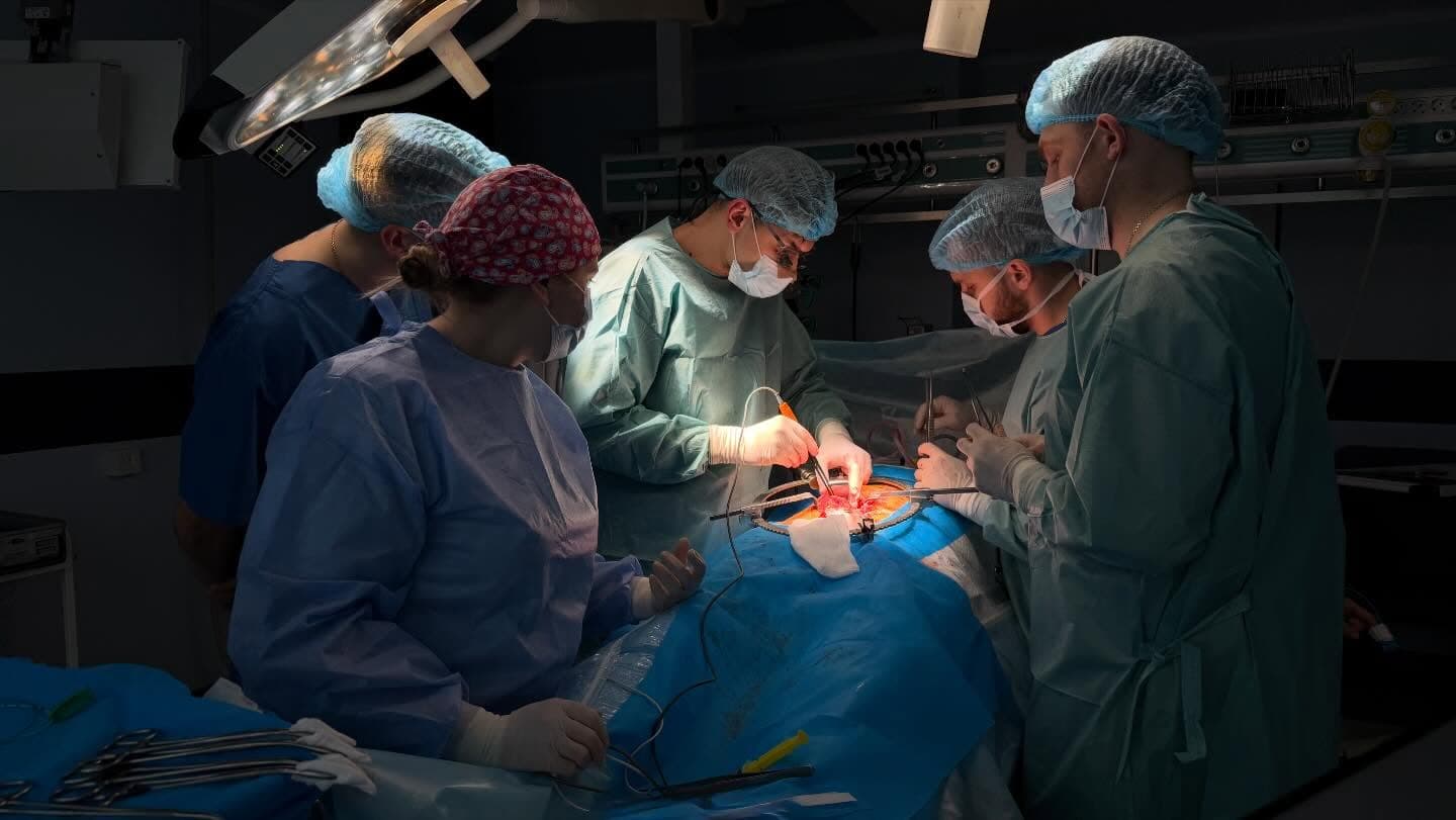 Фото лікарів Центру трансплантології Першого медоб’єднання Львова