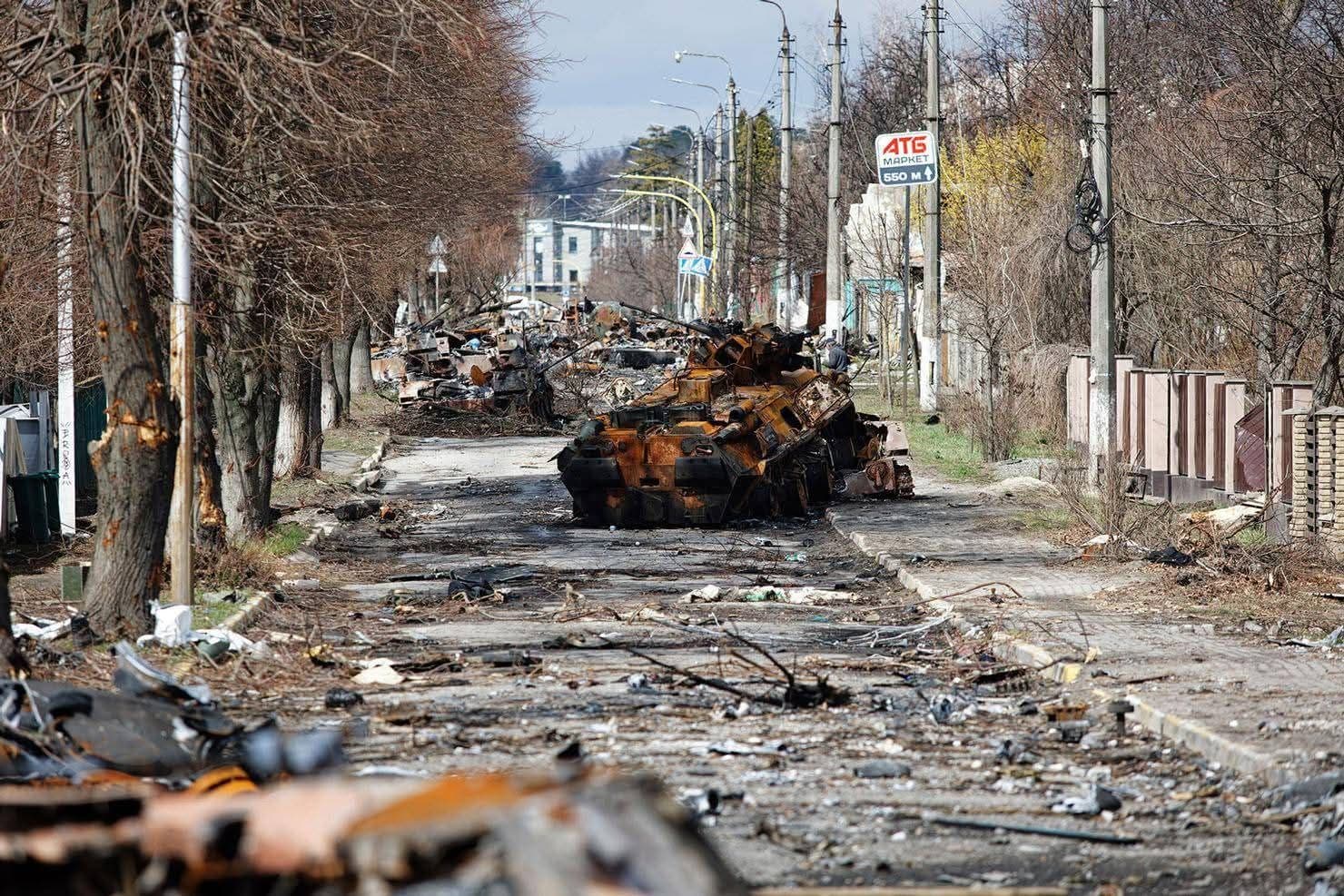 Буча, березень 2022. Фото: Дмитро Ларін