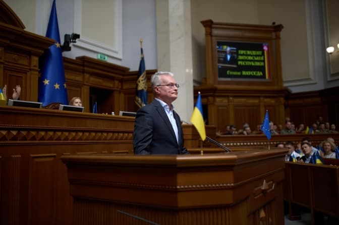 Президент Литви оголосив про новий пакет військової допомоги Україні