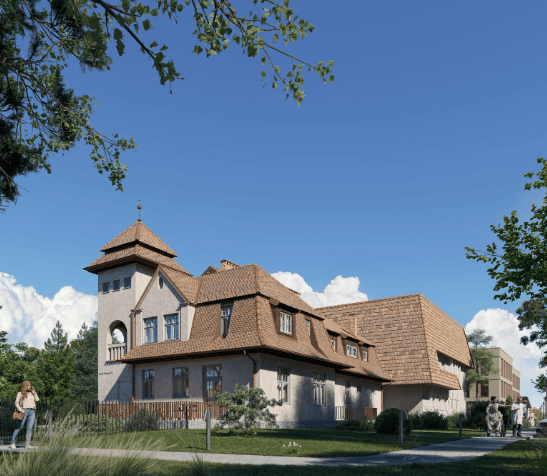 Візуалізація реконструкції вілли в Брюховичах