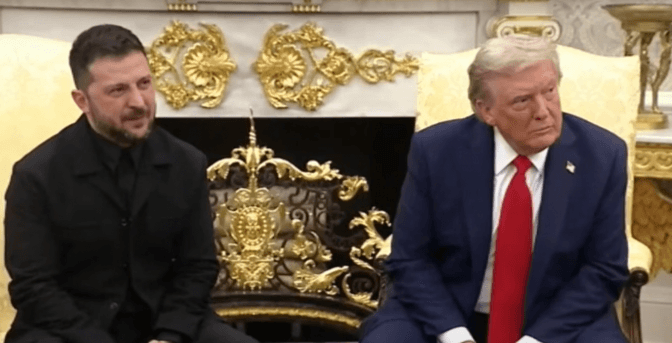 скриншот/ зустріч Зеленського та Трампа 18 серпня

